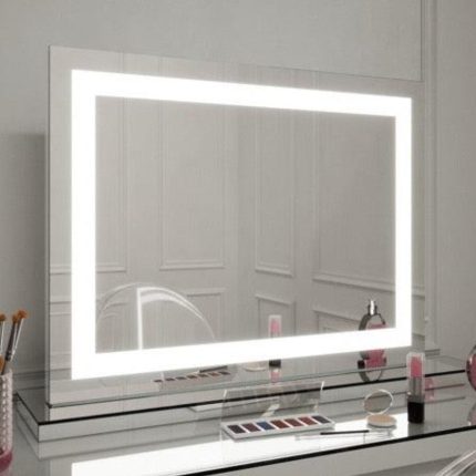 Miroir de coiffeuse LED 80x60cm avec éclairage réglable