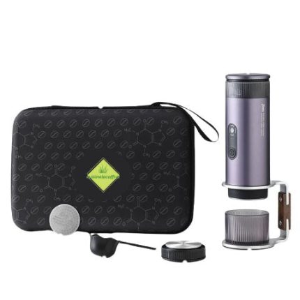 Cafetiere, machine à café portable nano chauffante carafe filtrante énergique- Violet