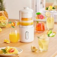 Mixeur, centrifugeuse presse agrumes rechargeable extracteur puissant et robuste