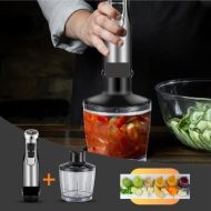 Mixeur,  mélangeur 6 en 1 multifonctionnel Mixeur plongeant puissant de qualité supérieur