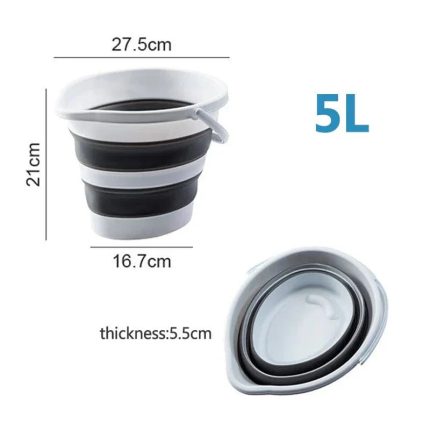 Moule silicone seau pliable- 5L