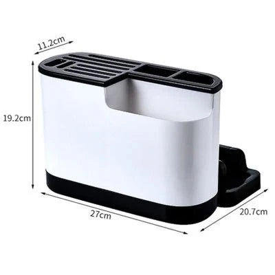 Rangement cuisine Bloc Couteaux moderne pour cuisine organinisée- A Noir