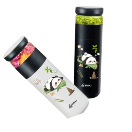 Thermos infuseur à thé carafe thermos café  bouteille isotherme supérieur- Noir