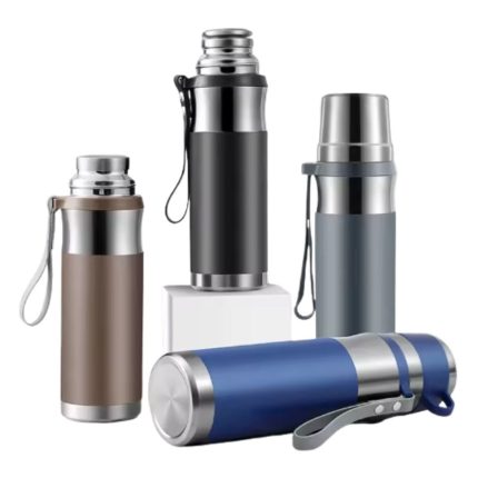 Thermos tasse à café qualité supérieure carafe zen infuseur à thé- Noir 750ml