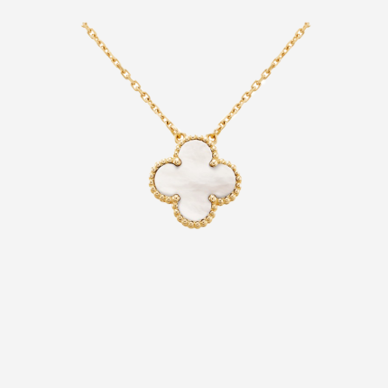 Pendentif trèfle à quatre feuilles nacre
