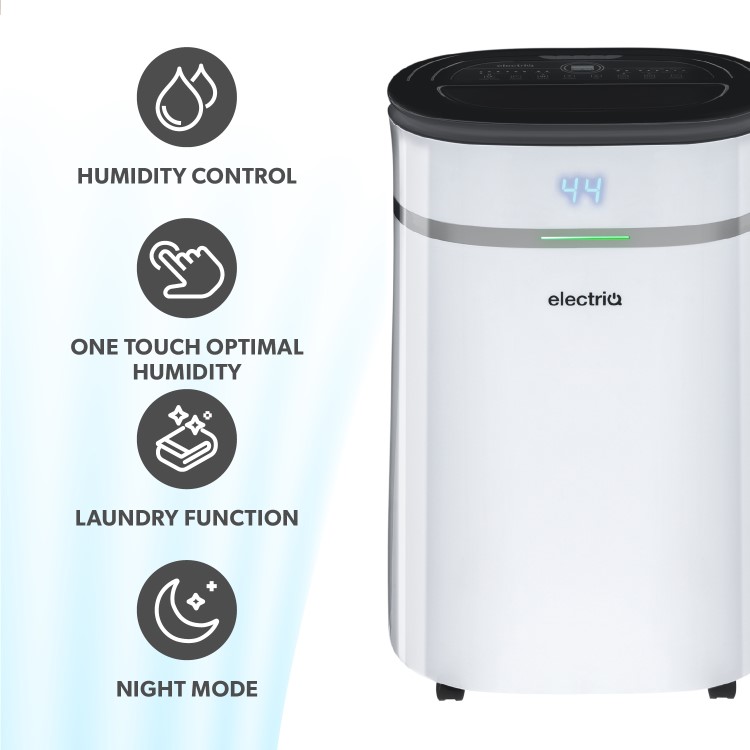 electriQ 12L Low-Energy Laundry Dehumidifier with Air Purifier - Image 5