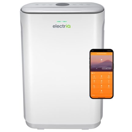electriQ 8L Smart Desiccant Dehumidifier with Wi-Fi and Heater Function