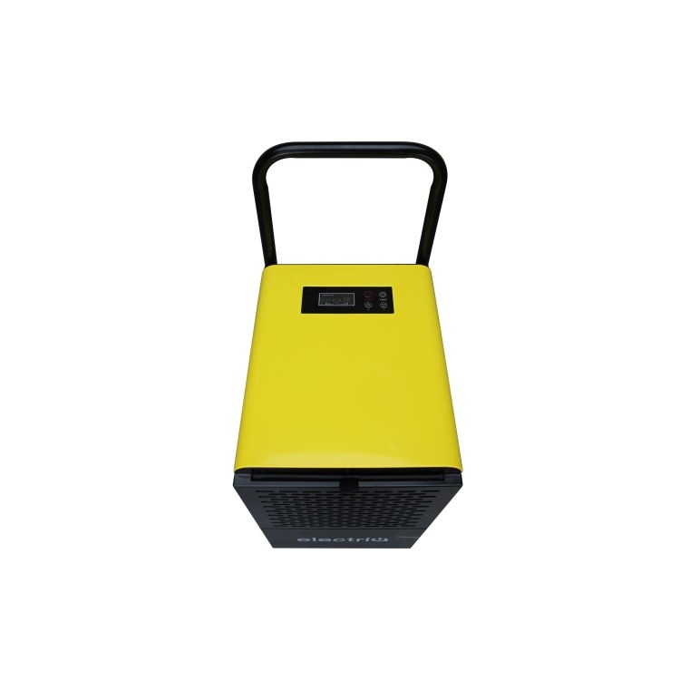 electriQ 30L Industrial Portable Dehumidifier with Metal Body and Wheels - Image 7